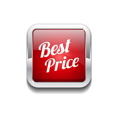 Best Price Glossy Shiny Rounded Rectangular Vector Button