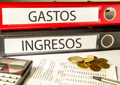 GASTOS INGRESOS (contabilidad, Archivador)