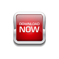 Download Now Glossy Shiny Rounded Rectangular Vector Button