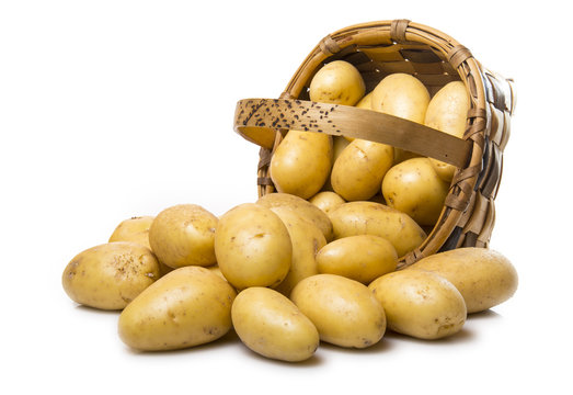 Patatas y cesto