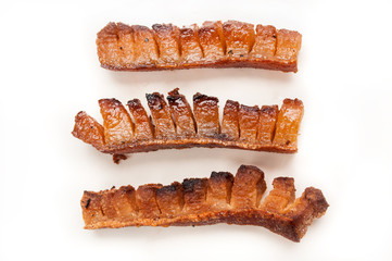 Tasty pig or pork panceta or bacon.