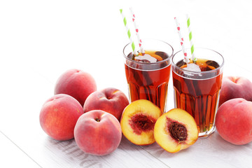 peach ice tea