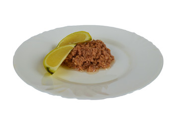 Tuna with lemon