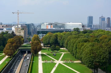 Crédence de cuisine en verre imprimé Bruxelles Vue panoramique de Bruxelles