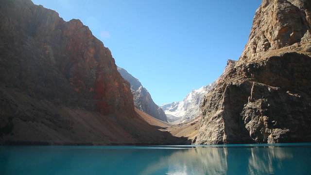 Beautiful lake in the Fann mountains, Tajikistan