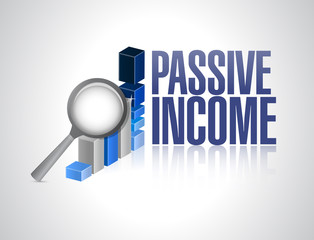 passive income business sign illustration