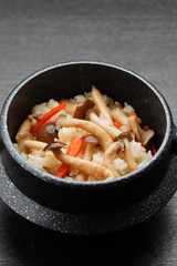 茸の釜飯
