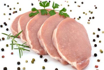 Pork loin sliced © robert6666