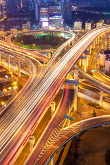 beautiful overpass at the intersection of two viaducts