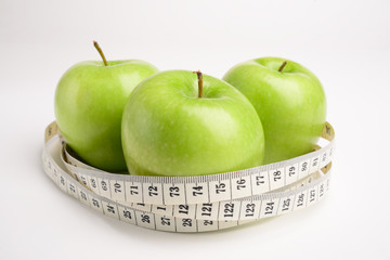 Ripe green apples.