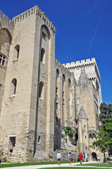 Fototapeta na wymiar Avignone, Palazzo dei Papi