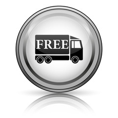 Free delivery truck icon