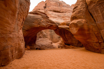 Sand dune arch