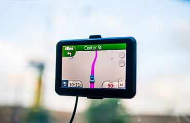 GPS in a car
