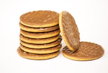Milk chocolate digestives