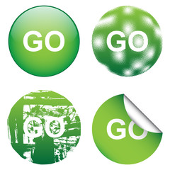 Decorative GO Sign