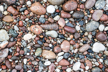 small pebble rock background texture