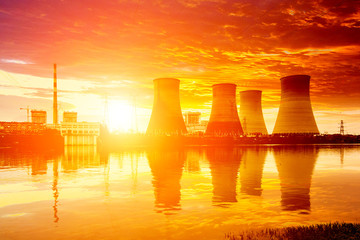 Cooling tower of nuclear power plant Dukovany