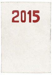 Fototapeta premium new year 2015 of the goat