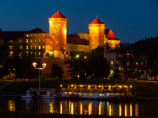 Fototapety  Wawel nocą