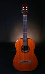 Fototapeta premium Guitar on dark background