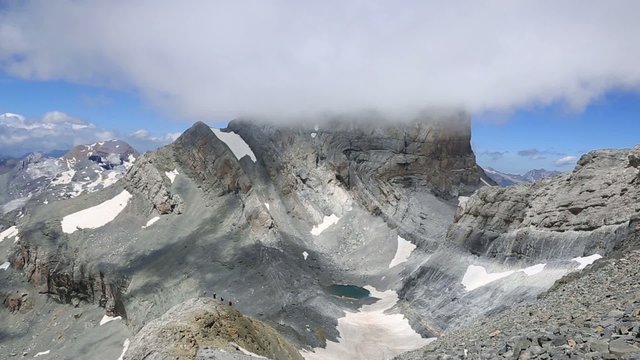 Cilindro de Marbore from Monte Perdido, Pyrenees