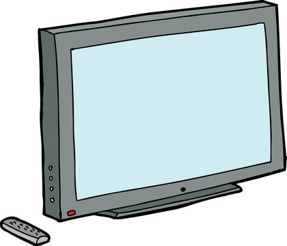 Isolated TV with Remote