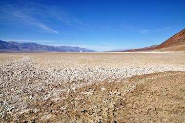 View of Death Valley National Park, California USA