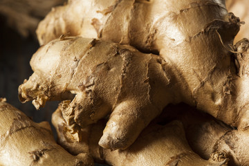 Fototapeta premium Raw Organic Ginger Root