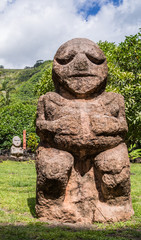 Polynesian god Tiki