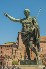 The statue of Trajan