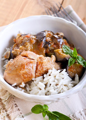 Chicken and vegetable casserole