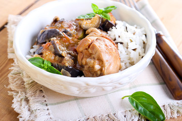 Chicken and vegetable casserole
