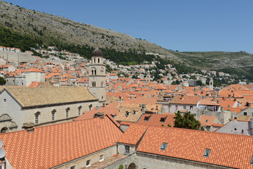 Fototapeta na wymiar Homes in Dubrovnik Croatia