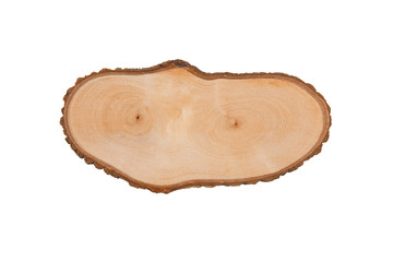Texture of wood closeup. Object isolated for design