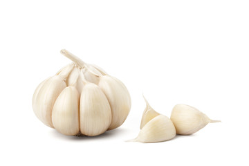 Garlic head and cloves