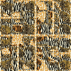 Seamless patterned texture