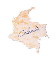 Colombia - Old paper with handwriting