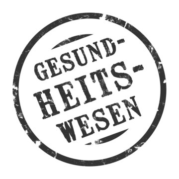 sk178 - StempelGrafik Rund - Gesundheitswesen 2 - g1608