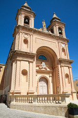 Fototapeta na wymiar a typical malta's church
