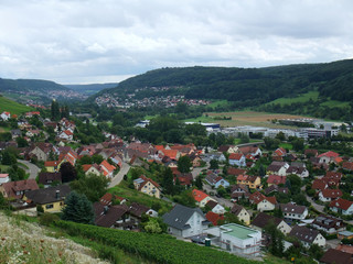 Fototapeta na wymiar Kochertal in Hohenlohe