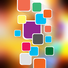Squares  abstract  background