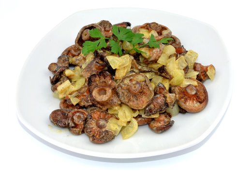 rydze duszone z cebulą