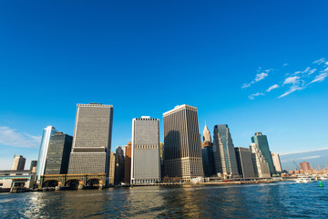 Panorama of downtown Manhattan