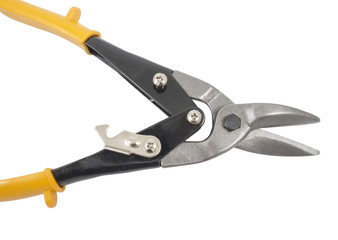 Big shears with yellow handles