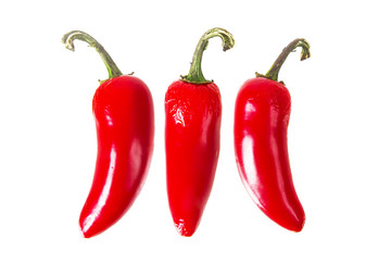 3 littul RED hot chilli pepper