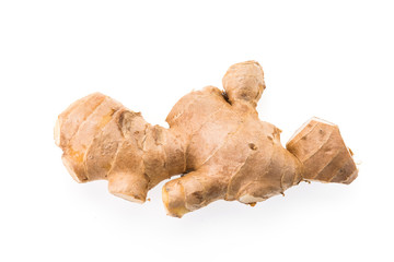 Ginger isolated on white