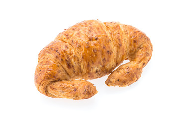 Croissant isolated on white