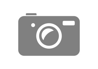 Camera icon on white background