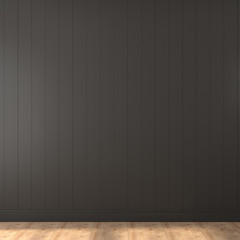 Background of dark gray wall and a light floor